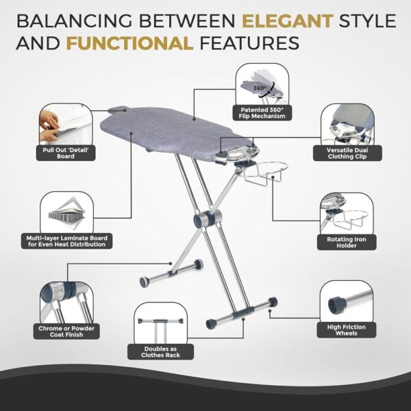 Dazzl 360™ Rotating Ironing Board