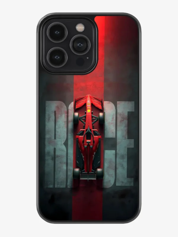 Red Formula Racing Car Premium Phone Cover Glass Case
